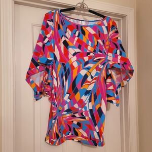 ❤️ NWT Trina Turk Rio Tunic Coverup Dress L